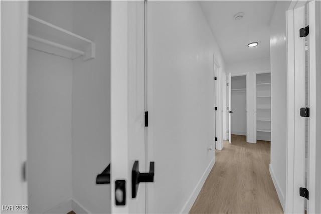 1108 Putnam Ave, North Las Vegas, NV 89030 - corridor featuring light wood-type flooring and recessed lighting
