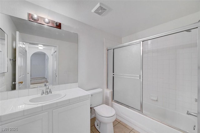 900 Heavenly Hills Ct Unit 114, Las Vegas, NV 89145 - full bath featuring vanity, enclosed tub / shower combo, and tile patterned flooring