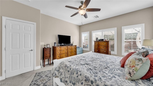 8139 Skytop Ledge Ave, Las Vegas, NV 89178 - bedroom with carpet and ceiling fan