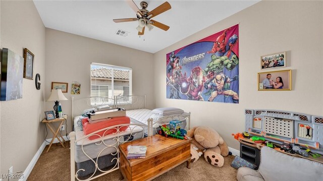 8139 Skytop Ledge Ave, Las Vegas, NV 89178 - playroom featuring carpet flooring and ceiling fan