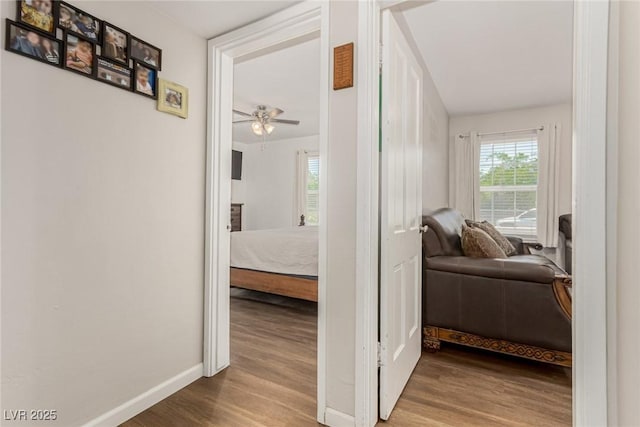 531 New Mexico St, Boulder City, NV 89005 - corridor featuring wood finished floors and baseboards