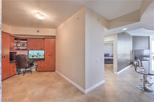 200 W Sahara Ave Unit 2210, Las Vegas, NV 89102 - home office with baseboards and recessed lighting