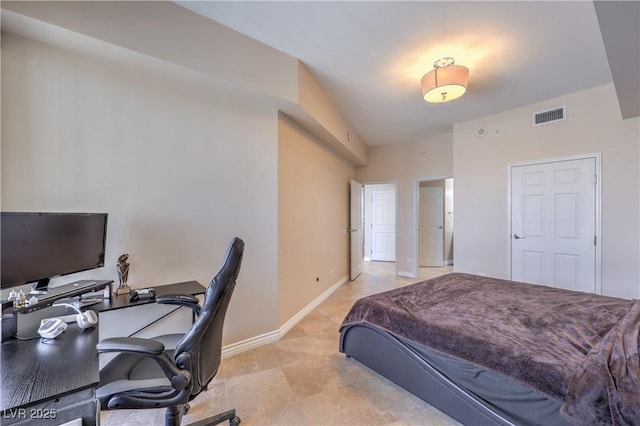 200 W Sahara Ave Unit 2210, Las Vegas, NV 89102 - bedroom with a desk and baseboards