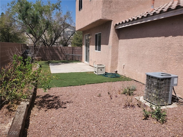 10719 Tottenham Ave, Las Vegas, NV 89135 - fenced backyard featuring a patio