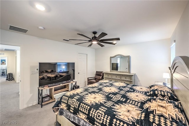 4145 Nopal Serrano Ave, Las Vegas, NV 89141 - carpeted bedroom featuring ceiling fan