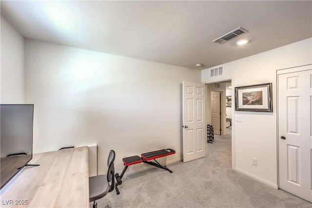 4145 Nopal Serrano Ave, Las Vegas, NV 89141 - home office featuring light carpet and baseboards