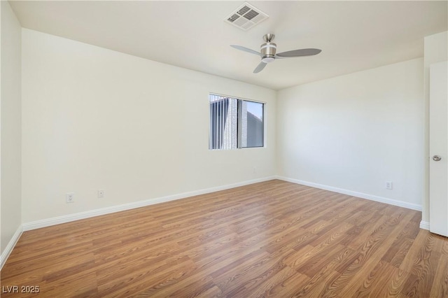 3972 Tirana Way, Las Vegas, NV 89103 - empty room featuring ceiling fan and light wood finished floors