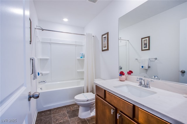 10435 Rose Palisade St, Las Vegas, NV 89141 - full bathroom featuring vanity and shower / tub combo