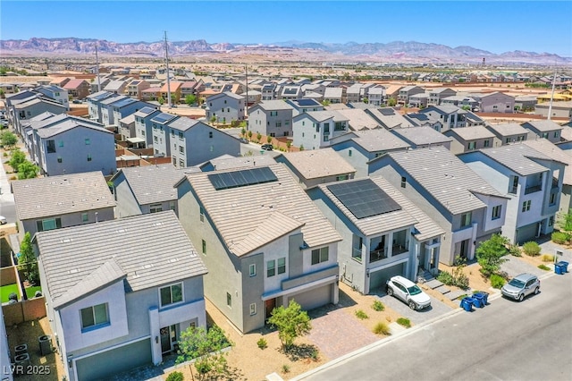 10435 Rose Palisade St, Las Vegas, NV 89141 - aerial view of residential area with mountains