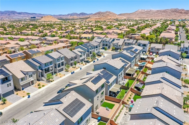 10435 Rose Palisade St, Las Vegas, NV 89141 - aerial view of residential area with a mountainous background