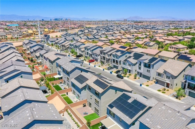 10435 Rose Palisade St, Las Vegas, NV 89141 - aerial view of residential area featuring mountains