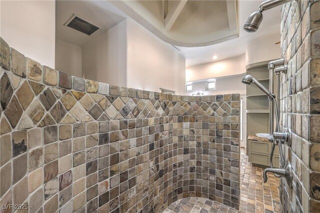 2017 Slow Wind St, Las Vegas, NV 89134 - bathroom with a tile shower