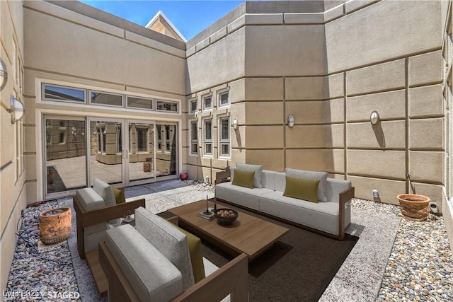 2017 Slow Wind St, Las Vegas, NV 89134 - view of patio featuring french doors and outdoor lounge area