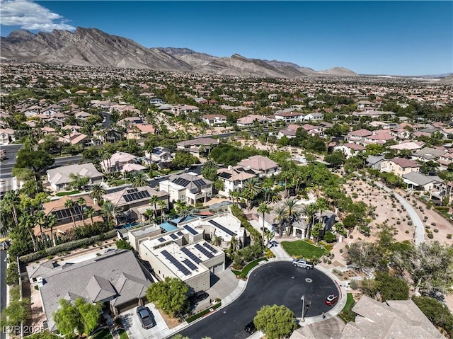 2017 Slow Wind St, Las Vegas, NV 89134 - view of property location featuring a mountain backdrop and nearby suburban area