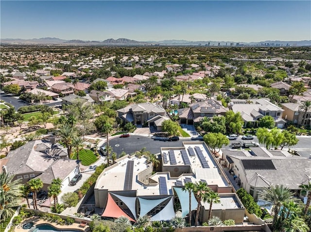 2017 Slow Wind St, Las Vegas, NV 89134 - aerial perspective of suburban area with a mountainous background
