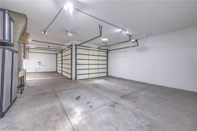 2017 Slow Wind St, Las Vegas, NV 89134 - garage with a garage door opener and ceiling fan
