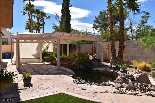 7250 Birkland Ct, Las Vegas, NV 89117 - view of patio featuring a pergola