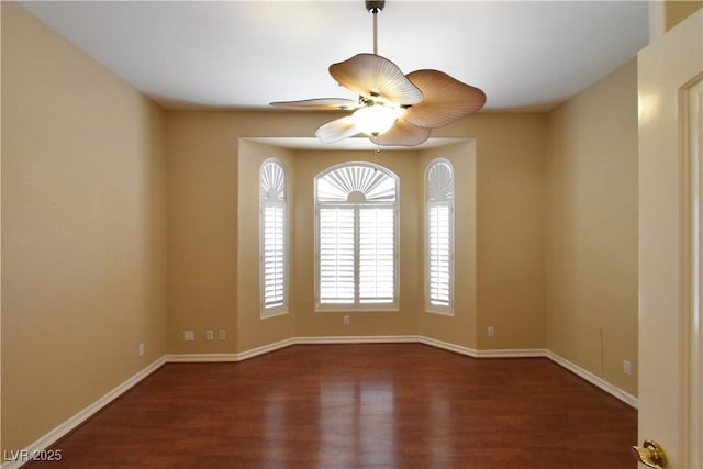 7250 Birkland Ct, Las Vegas, NV 89117 - unfurnished room with wood finished floors and ceiling fan