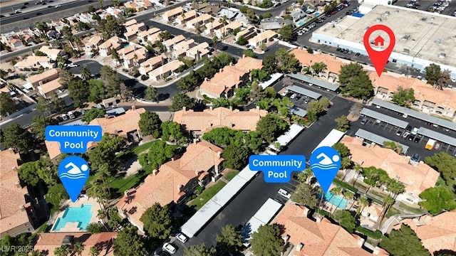 220 Mission Catalina Ln Unit 208, Las Vegas, NV 89107 - aerial perspective of suburban area
