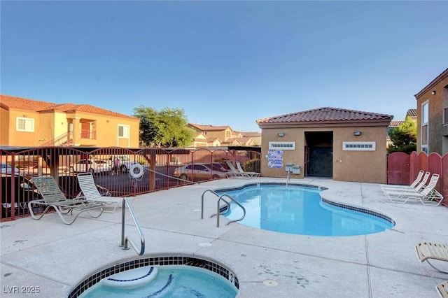 6160 Rumrill St Unit 202, Las Vegas, NV 89113 - community pool with a patio area