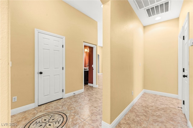 9685 Stonily Ln, Las Vegas, NV 89178 - foyer with tile patterned flooring and a high ceiling