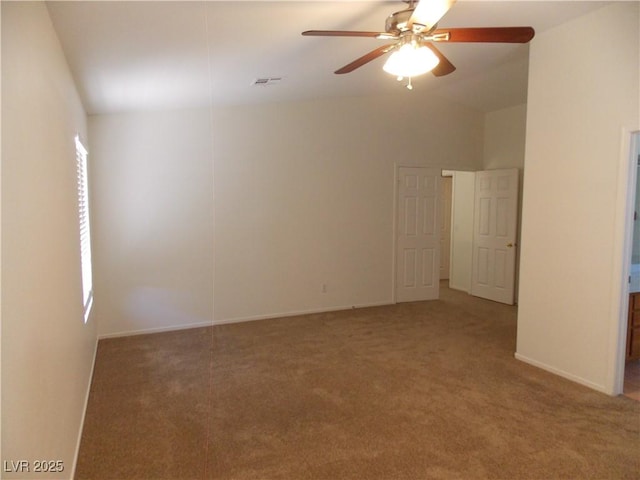 1018 Sun Poppy Ave, Las Vegas, NV 89123 - carpeted spare room featuring a ceiling fan and baseboards