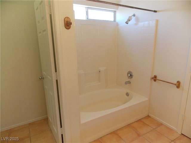 1018 Sun Poppy Ave, Las Vegas, NV 89123 - bathroom featuring shower / tub combination and tile patterned floors