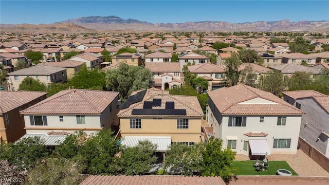 9814 Gifthouse St, Las Vegas, NV 89178 - aerial perspective of suburban area featuring mountains