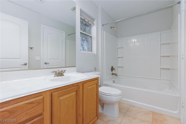 9814 Gifthouse St, Las Vegas, NV 89178 - full bath with vanity, shower / bath combination, and tile patterned floors