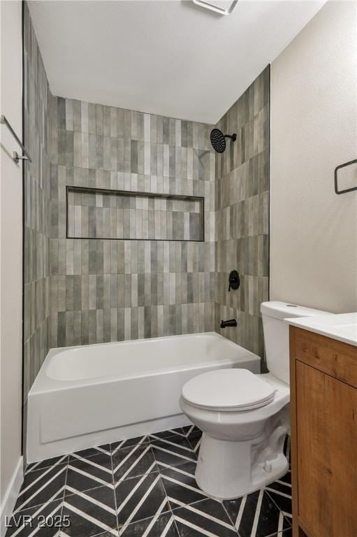 5004 Celebrity Cir, Las Vegas, NV 89119 - bathroom with bathing tub / shower combination and vanity