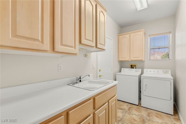 10548 Findlay Ave, Las Vegas, NV 89134 - washroom with cabinet space and separate washer and dryer