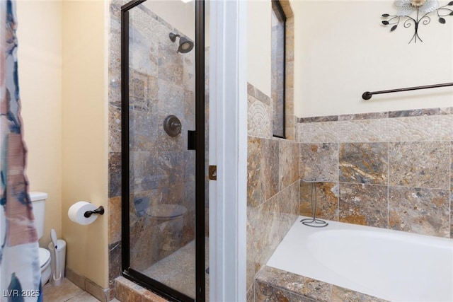1839 Thunder Mountain Dr, Henderson, NV 89012 - full bathroom with a shower stall and a garden tub