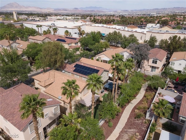 1839 Thunder Mountain Dr, Henderson, NV 89012 - aerial view of residential area with a mountainous background