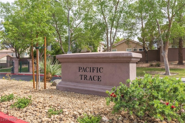 1839 Thunder Mountain Dr, Henderson, NV 89012 - view of community sign
