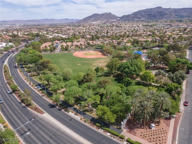 1839 Thunder Mountain Dr, Henderson, NV 89012 - aerial view of property's location featuring mountains