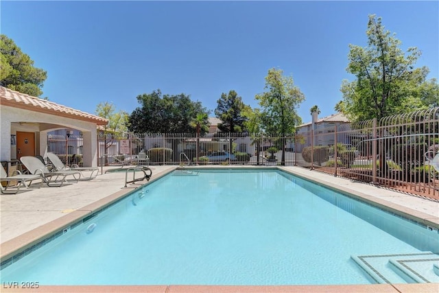 278 Star Cluster Cir, Las Vegas, NV 89145 - community pool featuring a patio