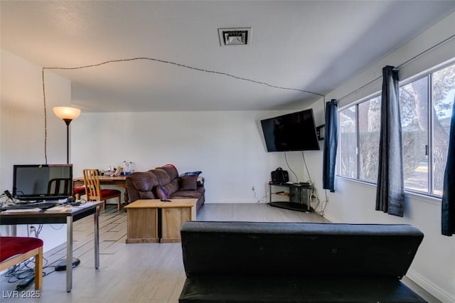 225 Pecos Way, Las Vegas, NV 89121 - living room featuring light wood-style floors and baseboards