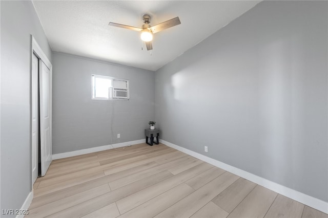 104 Stanford St, Las Vegas, NV 89107 - unfurnished room with light wood-style floors and ceiling fan