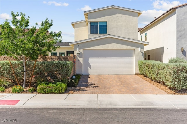 3058 Casarano Ct, Henderson, NV 89044 - traditional home featuring stucco siding, a garage, and decorative driveway