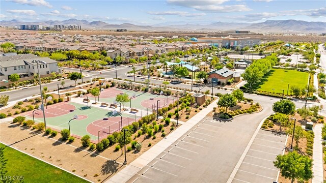 3058 Casarano Ct, Henderson, NV 89044 - aerial perspective of suburban area with mountains