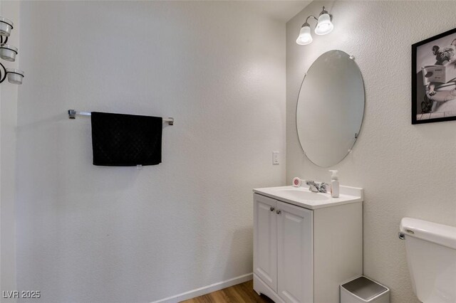 8733 Autumn Teal Ave, Las Vegas, NV 89178 - bathroom with vanity and wood finished floors