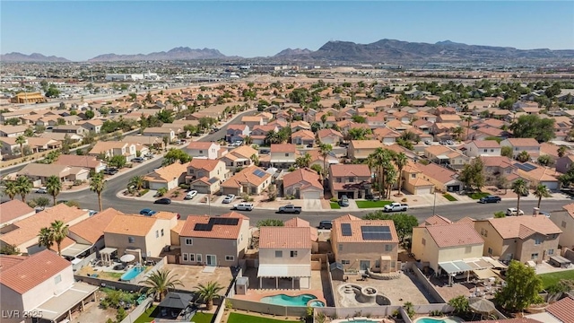 700 Red Bark Ln, Henderson, NV 89011 - aerial perspective of suburban area with a mountain backdrop