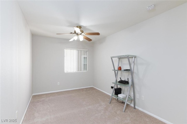 700 Red Bark Ln, Henderson, NV 89011 - empty room with light colored carpet, a ceiling fan, and a smoke detector