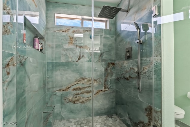 3495 Eagle Bend St, Las Vegas, NV 89122 - bathroom featuring toilet and a stall shower