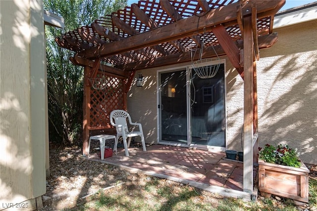 8213 Cabin Springs Ave, Las Vegas, NV 89131 - view of patio featuring a pergola
