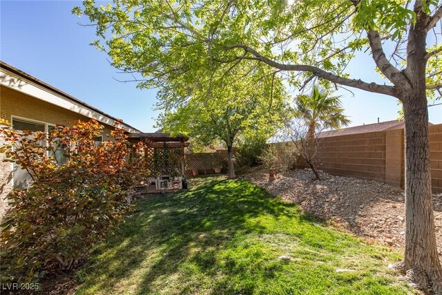 8213 Cabin Springs Ave, Las Vegas, NV 89131 - view of fenced backyard
