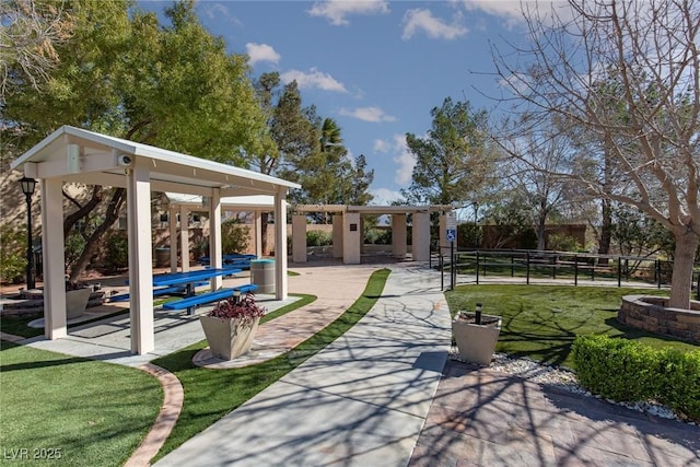 8213 Cabin Springs Ave, Las Vegas, NV 89131 - surrounding community with a gazebo