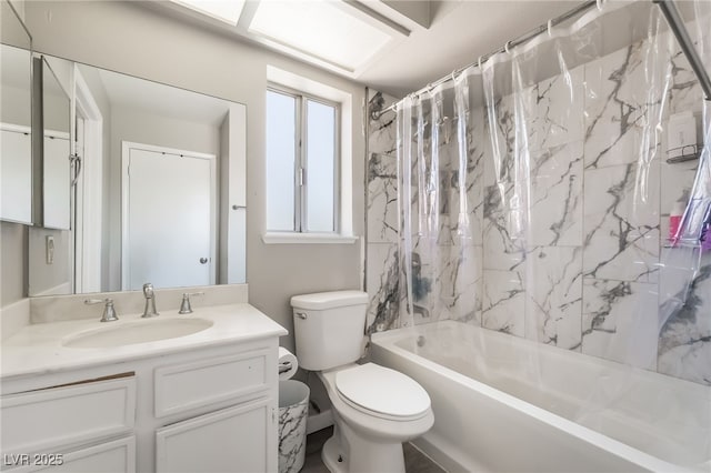327 Fuente Dr, Henderson, NV 89014 - bathroom featuring vanity and shower / bath combination with curtain