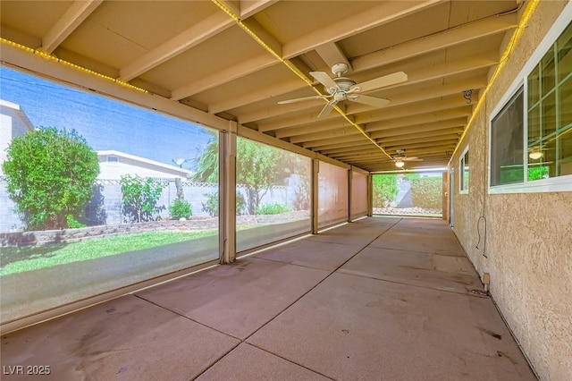 3557 Wayne Cir, Las Vegas, NV 89121 - view of patio / terrace with a ceiling fan
