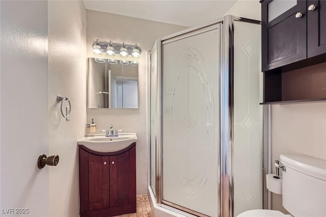 3557 Wayne Cir, Las Vegas, NV 89121 - bathroom featuring vanity and a stall shower